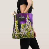 Witte heide-tas tote bag (Dichtbij)