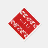 witte heiligen in rood - God jul Servet (Hoek)