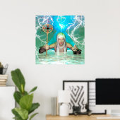 Witte heks poster (Thuiskantoor)