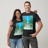 Witte heks t-shirt (Unisex)