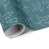 Witte heks van Halloween Cadeaupapier (Rol Hoek)