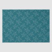 Witte heks van Halloween Tissuepapier (Voorkant)