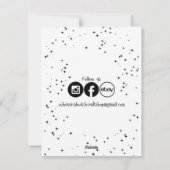 Witte heksenmuis paddestoel Verjaardag Kaart (Achterkant)