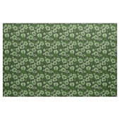 Witte Hellebores met bladeren Stof (Fat Quarter)