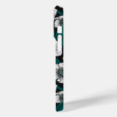 Witte Hellebores met blauwe bladeren Case-Mate iPhone Case (Achterkant / Links)