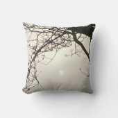 Witte hemel en zon dramatisch omlijst door bomen kussen (Voorkant)