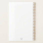 Witte hengst | Aquarel ontwerp | Planner (Achterkant)