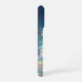 Witte hengst gepersonaliseerde naam iPhone hoesje (Rechterkant)