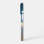 Witte hengst gepersonaliseerde naam iPhone hoesje (Linkerkant)