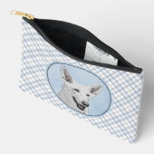 Witte Herder Schilderij Schattigee Originele Pet D Etui (Open)