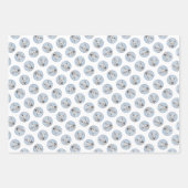 Witte Herder Schilderij Schattigee Originele Pet D Inpakpapier Vel (Voorkant 2)