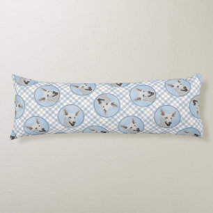 Witte Herder Schilderij Schattigee Originele Pet D Lichaamskussen