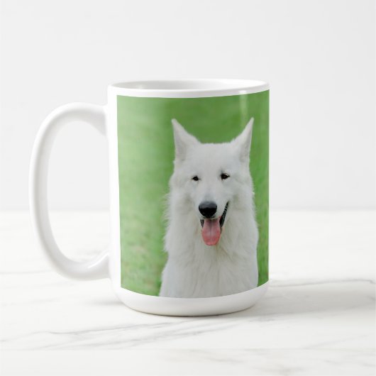 Witte Herdershond mok (Links)