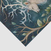 Witte Hert Sprookje Tissuepapier (Detail)