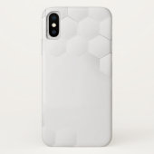 witte hexagon abstract Case-Mate iPhone case (Achterkant)