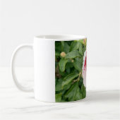 Witte Hibiscus Coffee Mok (Links)