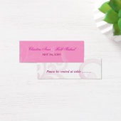 witte hibiscus-zwemmers ~ zitkaart mini visitekaartjes (Bureau)