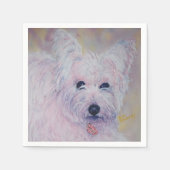 WITTE HOGE WESTEPAPIEREN SERVETTEN (Voorkant)