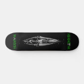 witte hokschillen van HEADSTONE Persoonlijk Skateboard (Horizontaal)