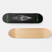 witte hokschillen van HEADSTONE Persoonlijk Skateboard (Horizontaal)