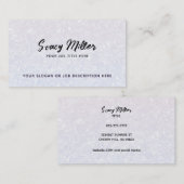 witte holografische Visitekaartjes (Voorkant / Achterkant)