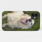 Witte hond Case-Mate iPhone case (Achterkant (horizontaal))