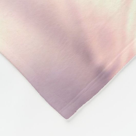 Witte hond en Roos Collectie ventilator Fleece Deken (Hoek)