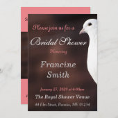 Witte hond Feminine Vrijgezellenfeest Kaart (Voorkant / Achterkant)