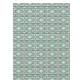 Witte hond in de pine kerst tafelkleed (Voorkant)