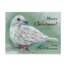 Witte hond in de pine Persoonlijke Kerstmis