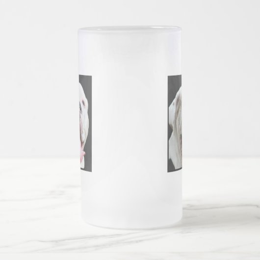 Witte hond Mok (Center)