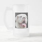 Witte hond Mok (Links)