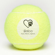 Witte Hond Naam Tennisbal 'gooien, apporteren, her