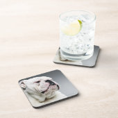 Witte hond onderzetter (Rechterzijde)