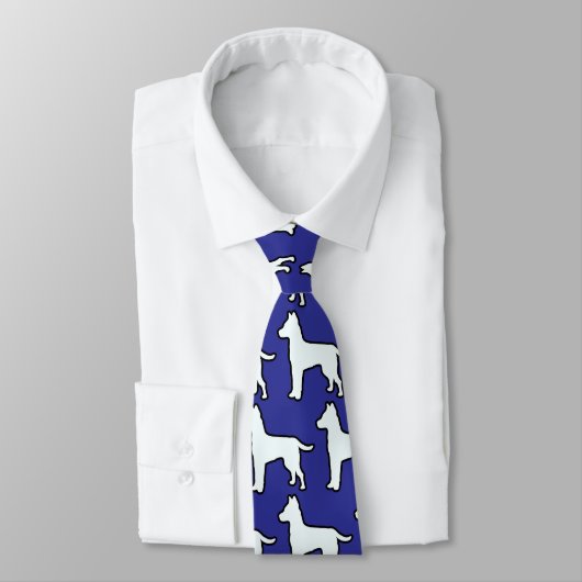 Witte Hond  Stropdas (Gebonden)
