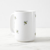 Witte Honeybee Mok (Voorkant links)