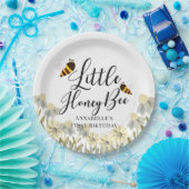 Witte honingbijen van Birthday Paper Bord (Feest)