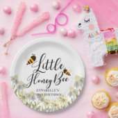 Witte honingbijen van Birthday Paper Bord (Feest)