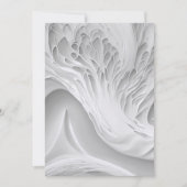 Witte honingraat bewaar de datum save the date (Voorkant)