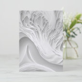 Witte honingraat bewaar de datum save the date (Staand voorkant)