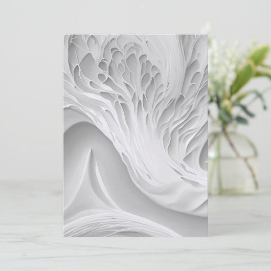 Witte honingraat bewaar de datum save the date (Staand voorkant)