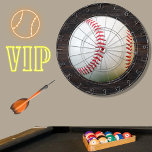 Witte honkbal met rode tekenplaat dartbord<br><div class="desc">Witte honkbal met Red Stitching Sports decor,  sport,  plezier,  sport,  honkbal,  honkballen,  patroon,  softball,  ballen,  gepersonaliseerd honkbal,  coach,  macro,  cool,  voor mannen,  grappig,  bal,  teamsporten,  teams,  uniek honkbal,  honkbal voor kinderen,  honkbal voor mannen,  honkbalmemorabilia,  honkbaltrainers,  honkbal,  honkbal honkbalsteek</div>