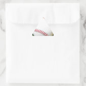 Witte honkbal met rood getikt sticker (Tas)