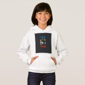 Witte hoodie achterprint (Voorkant volledig)