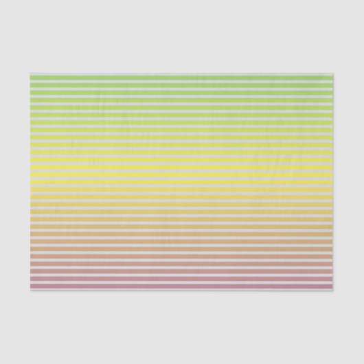 Witte horizontale strepen op een parelspectrum tissuepapier (Voorkant)