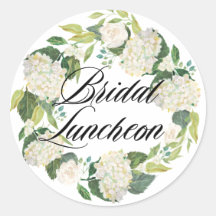 Witte Hortensia Bloemenkrans Bruidslunch