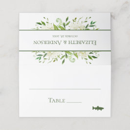 Witte Hortensia Huwelijk Plaatskaartje