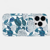 Witte hortensia waterverf Case-Mate iPhone case (Achterkant (horizontaal))