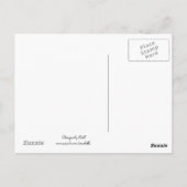 Witte Hortensia's Briefkaart (Achterkant)