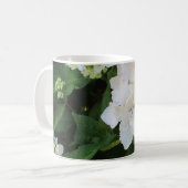 Witte Hortensia's Koffiemok (Voorkant links)